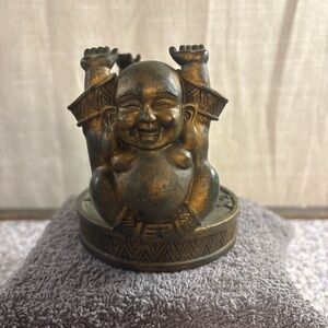 Dual Buddha incense burner